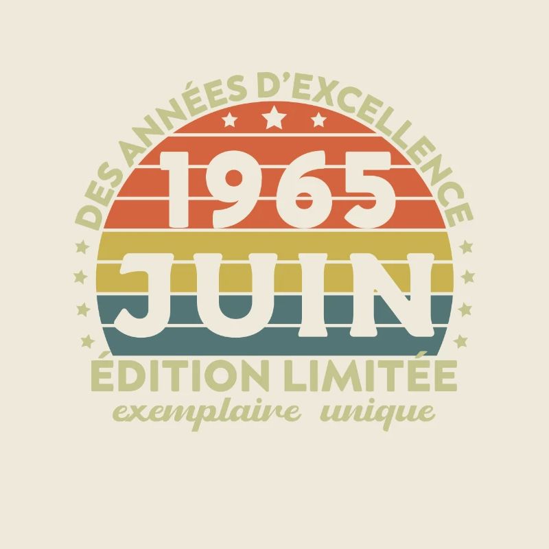 Vintage Anniversary Made in June 1965