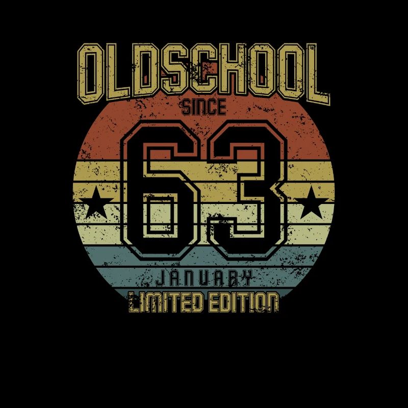 Janvier 1963 - Anniversaire en janvier Oldschool