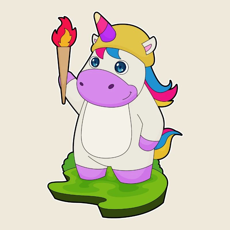 Einhorn Fackel