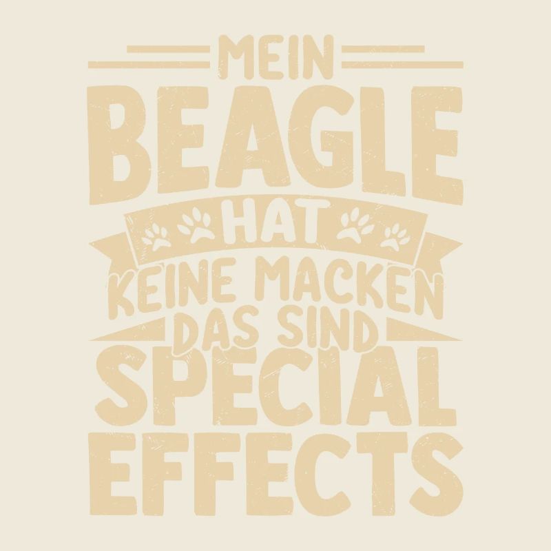 Mon Beagle n’a pas de bizarreries, ce sont des effets spéciaux