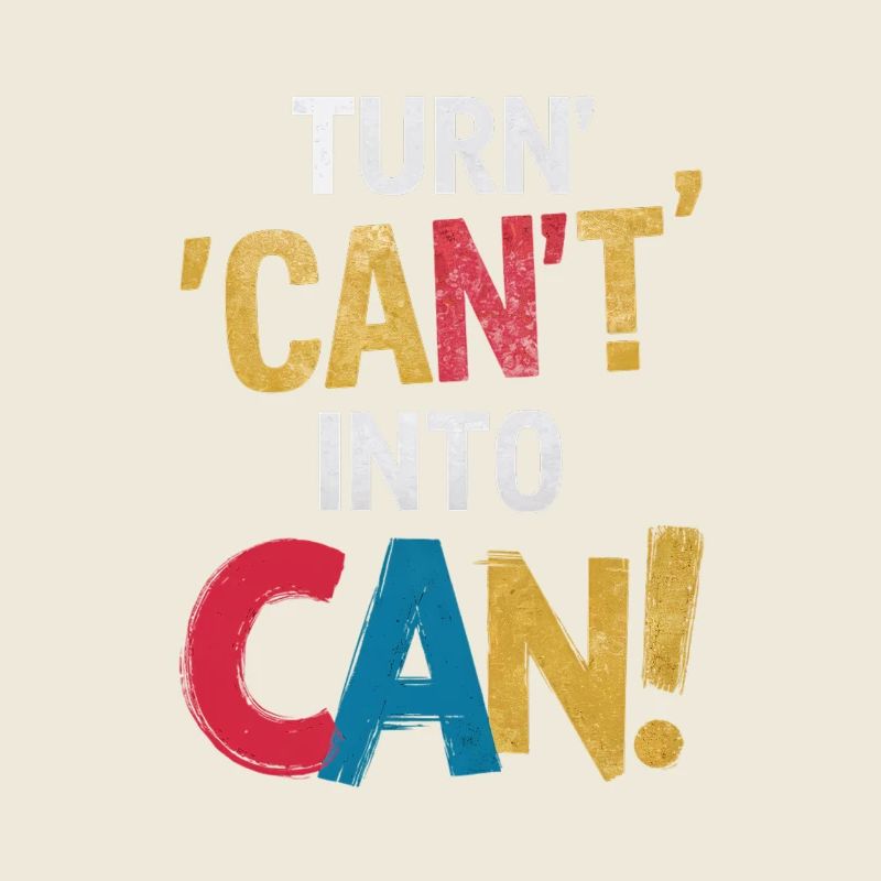 Transformez la canette en canette de motivation