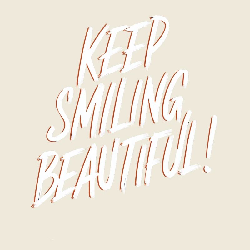 Gardez le sourire belle affirmation positive