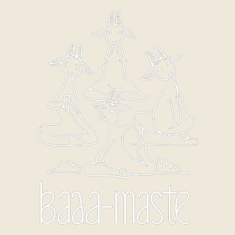 Baaa Mast Chèvres Détendu Yoga Pose