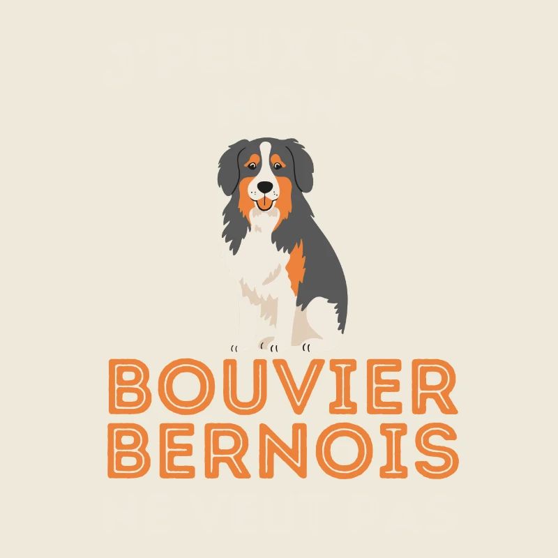 chien mignon bouvier bernois