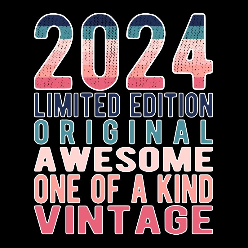 Limited Edition seit 2024 Geburtstag Vintage 2024