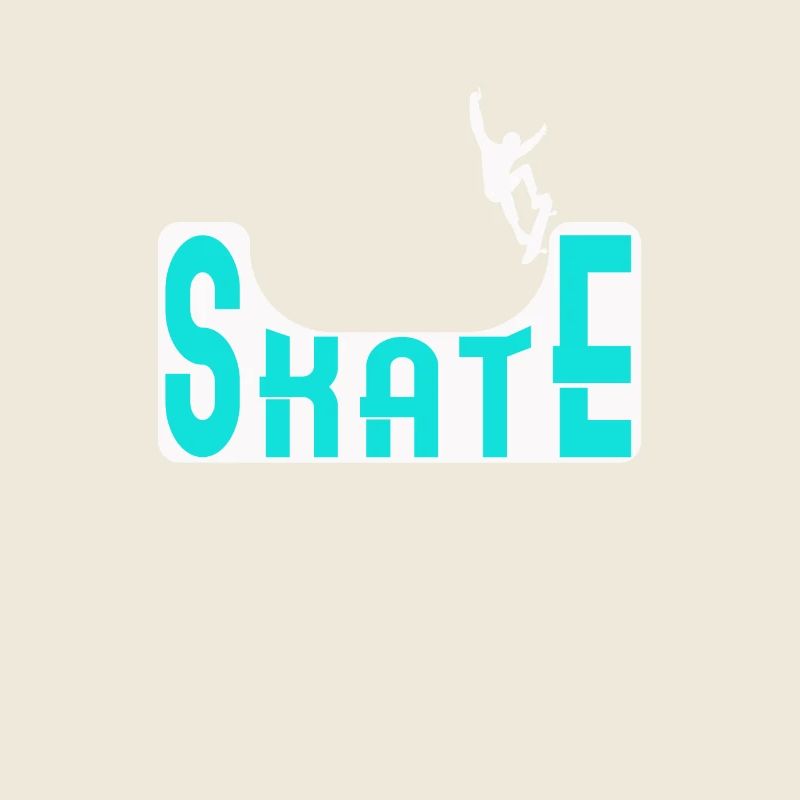 Skate Halfpipe Skateboard