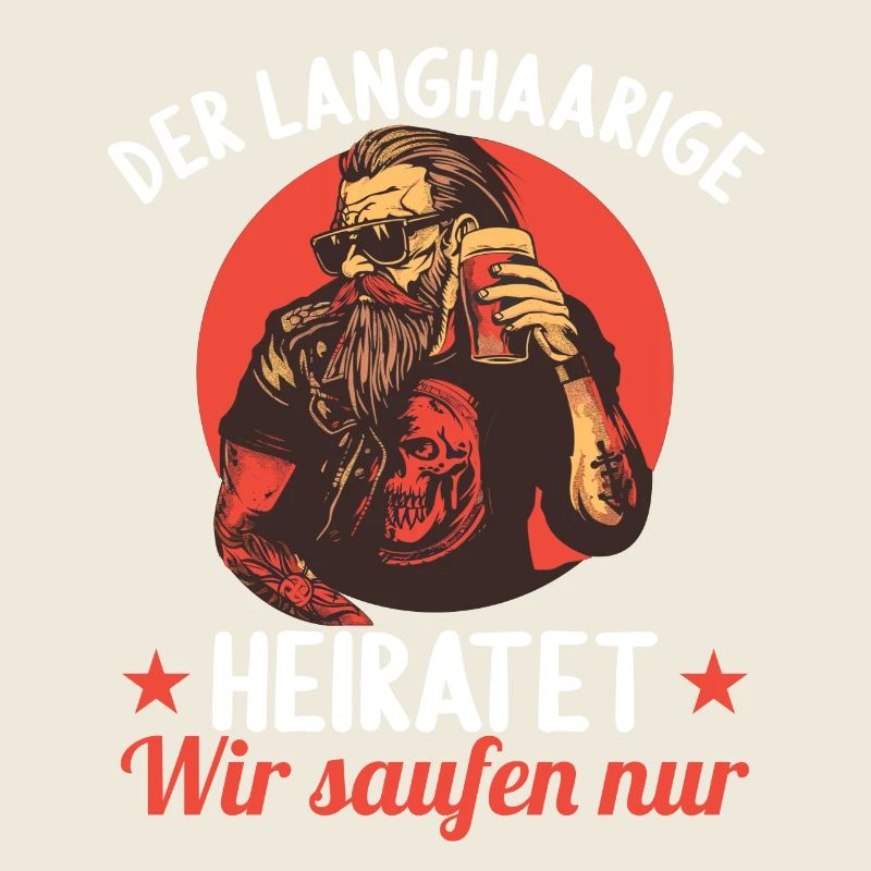 der Langhaarige heiratet JGA Junggesellenabschied