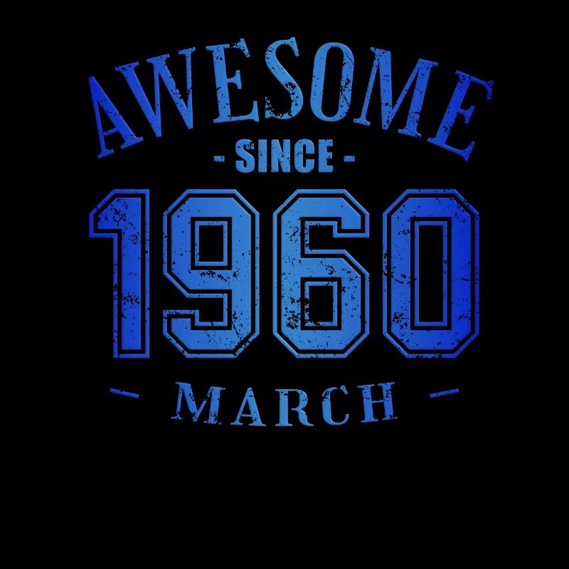 Mars 1960 - Anniversaire en mars Génial