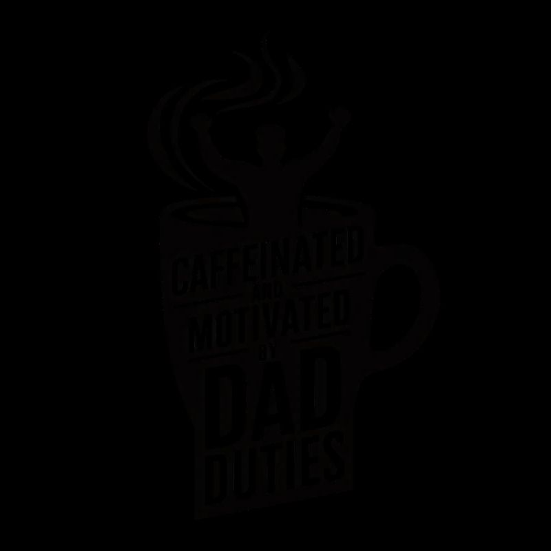 Caféiné et motivé par les devoirs de papa