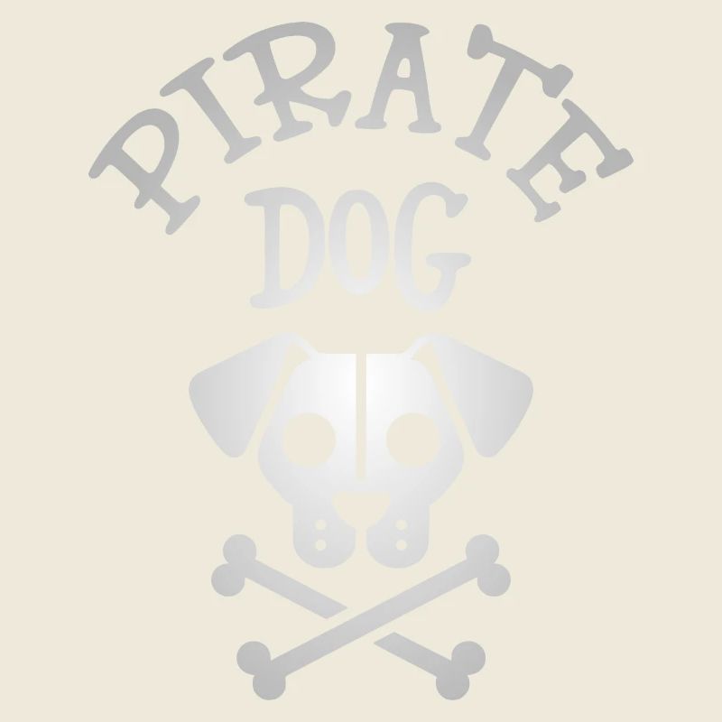 Tête de mort chien pirate