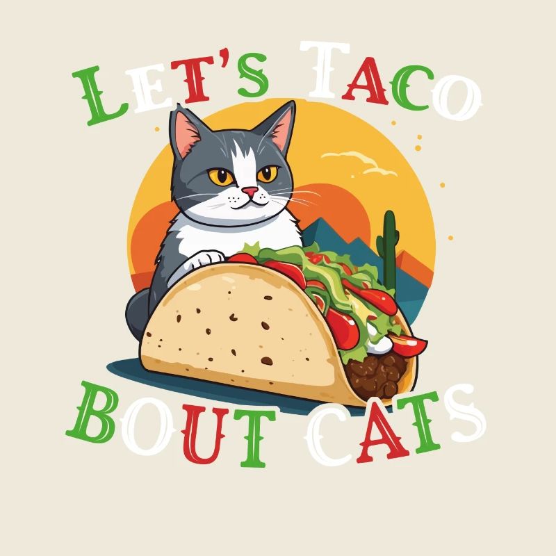 Taco Cat Dicton Cinco de Mayo Fiesta