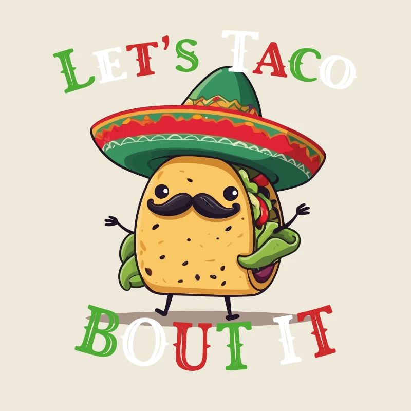 Drôle de tacos Dicton Cinco De Mayo Mexicain