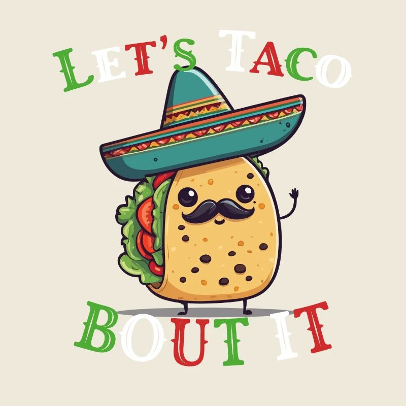 Drôle de tacos Dicton Cinco De Mayo Mexicain