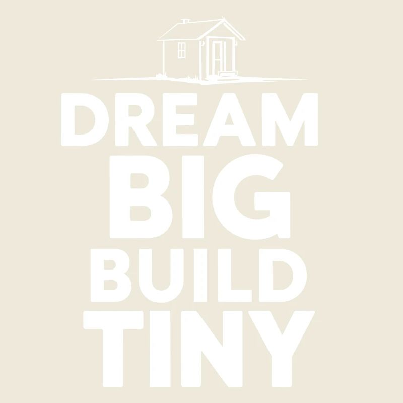 Constructeur de petites maisons drôle disant sa propre maison