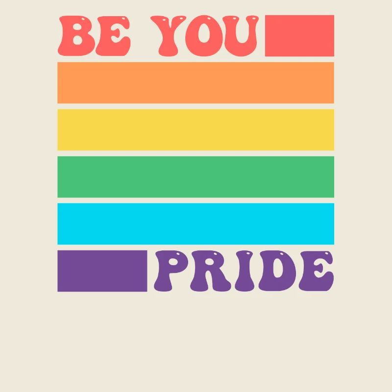 Sei du LGBTQ Schwul Lesbisch Pride Verbündeter Regenbogenflagge