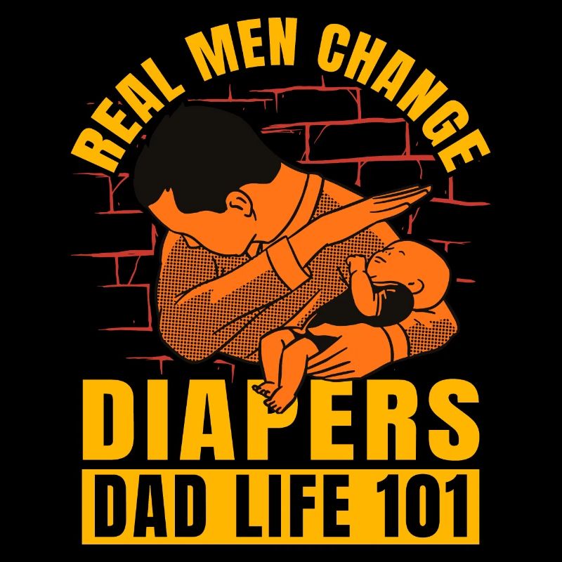 De vrais hommes changent les couches papa vie 101