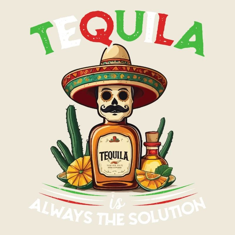 Drôle de Tequila Dicton Cinco de Mayo Design