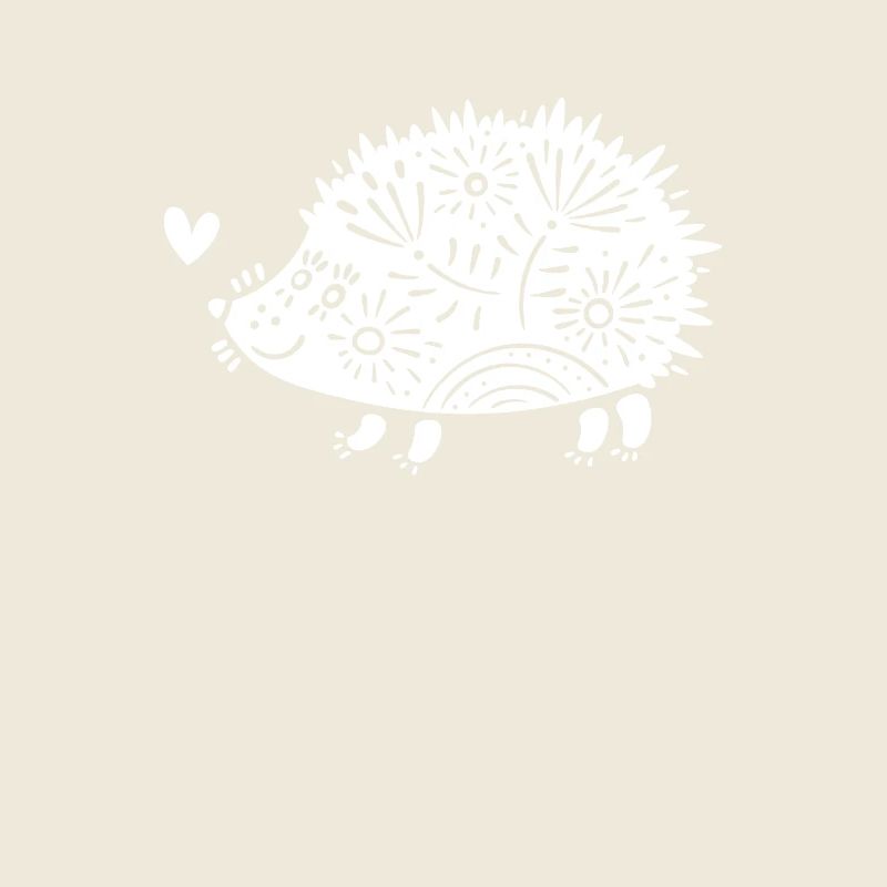 Mignon hérisson graphique fleur avec coeur animal jeu de mots