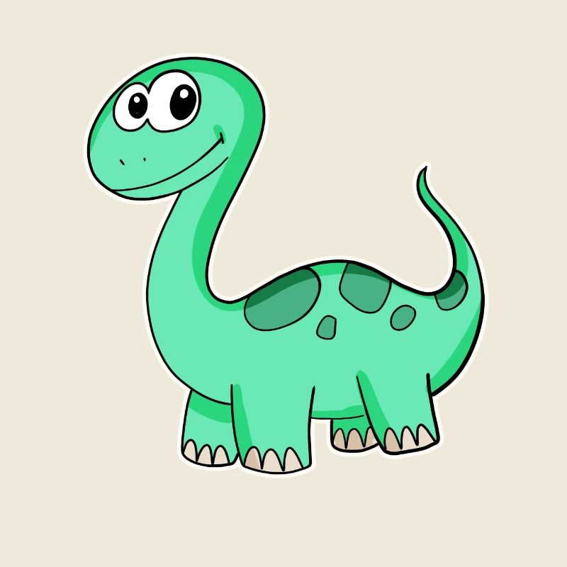 Motif Dino Dinosaure Vert