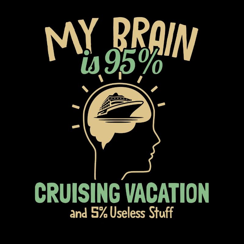 Mon cerveau est composé à 95 % de passagers de vacances en croisière