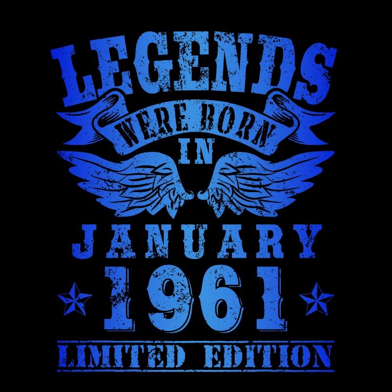 Legends est né en Janvier 1961 Anniversaire