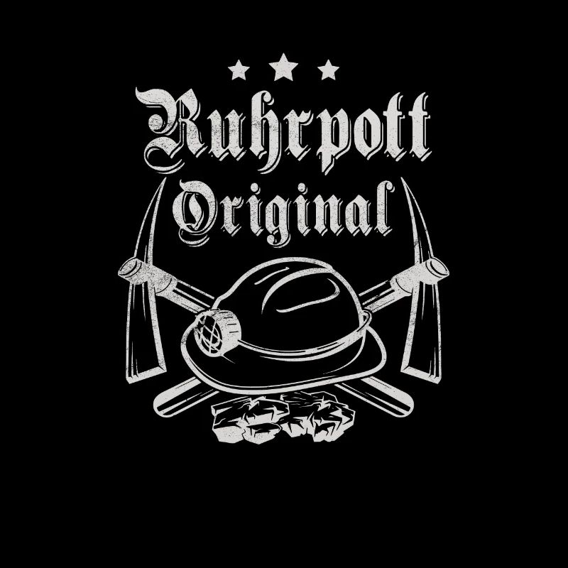 Geburtstag Ruhrpott Original Hacke Helm