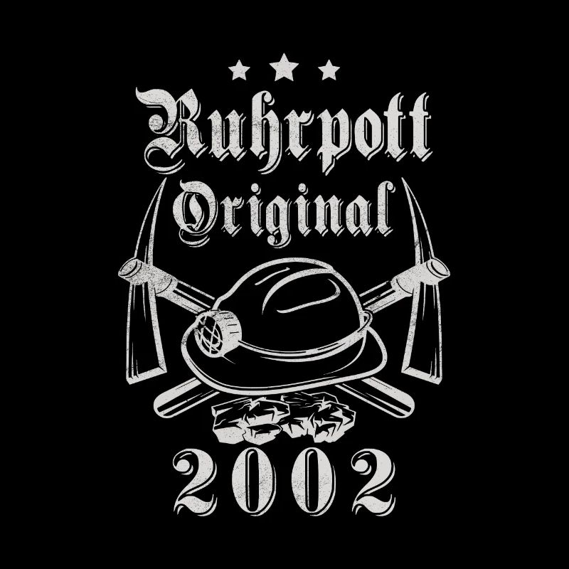 2002 Geburtstag Ruhrpott Original Hacke Helm