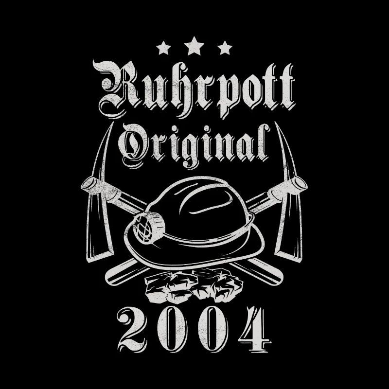 2004 Geburtstag Ruhrpott Original Hacke Helm