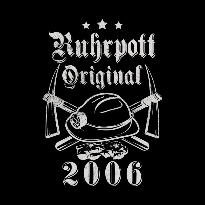 2006 Geburtstag Ruhrpott Original Hacke Helm