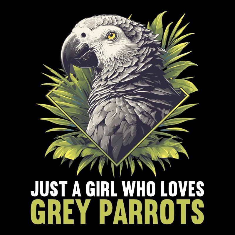 Perroquets gris d’Afrique