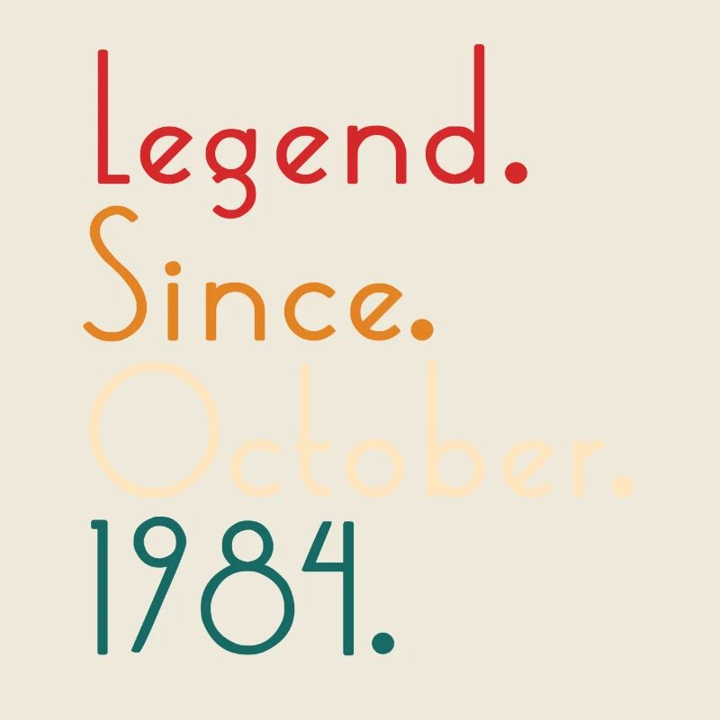 Legende seit Oktober 1984