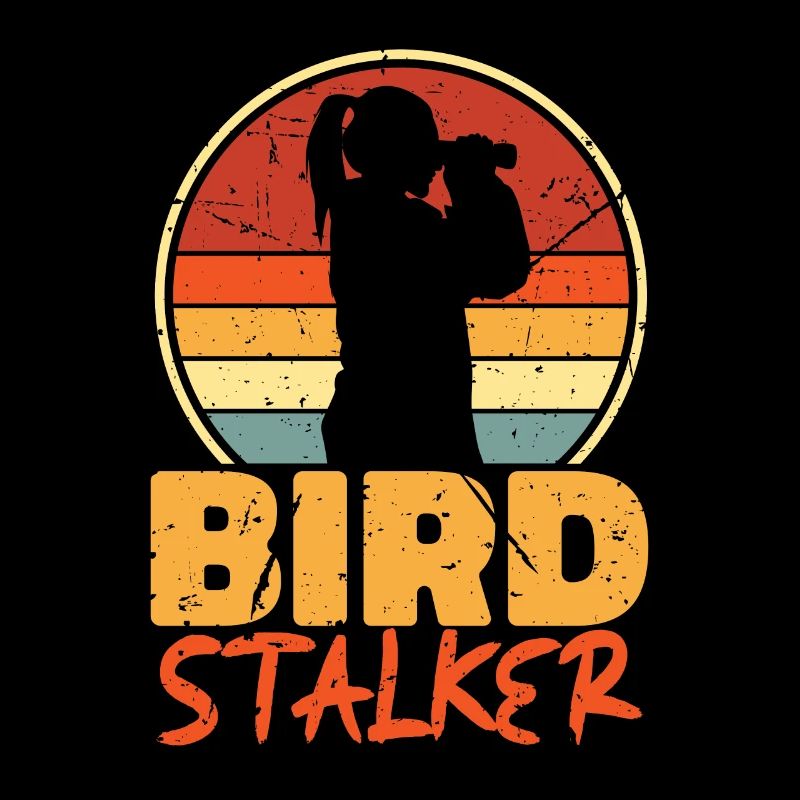 Observation des oiseaux Stalker Rétro Zoologiste Birding