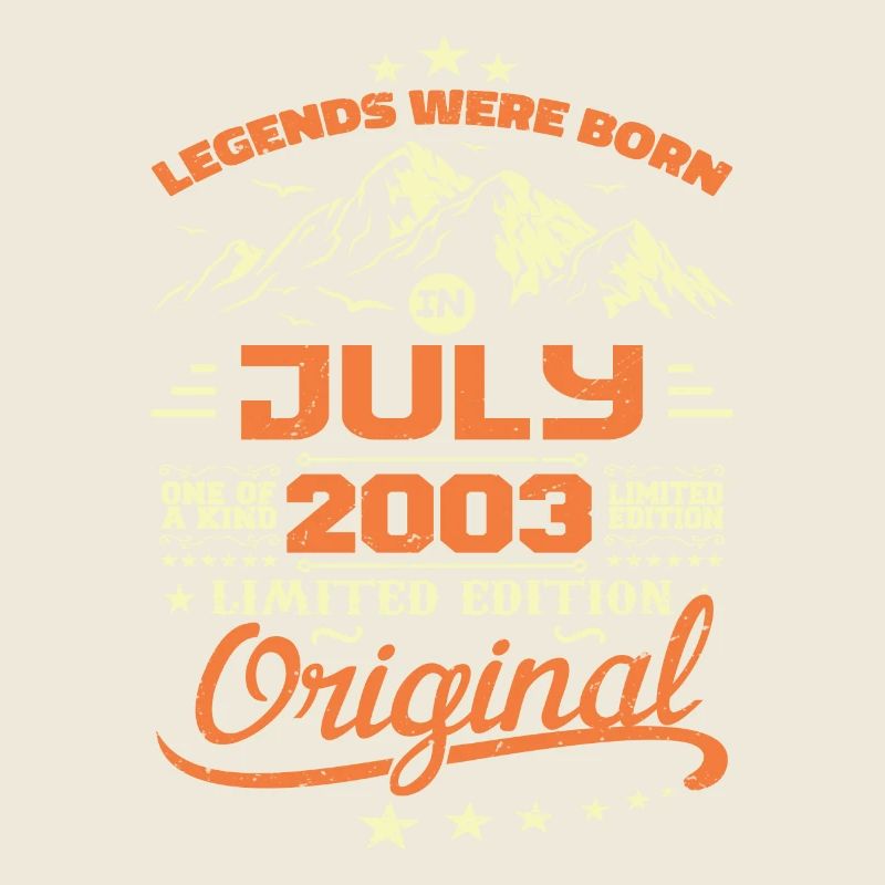 Juli 2003 Geburtstagsgeschenk Juli 2003