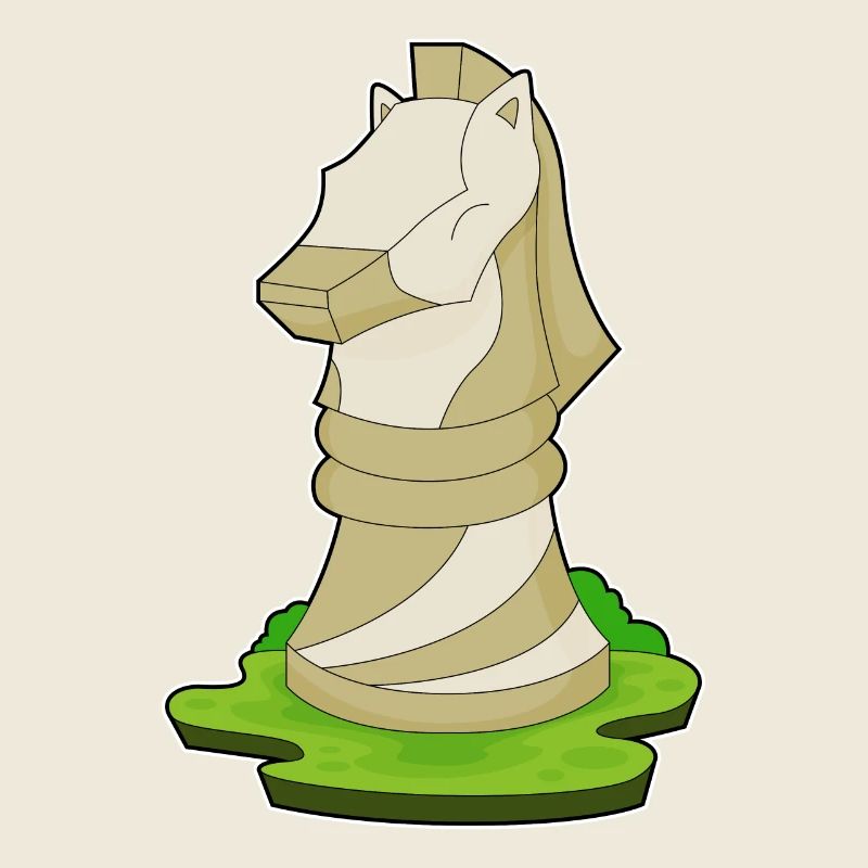 Schachfigur Springer Schach