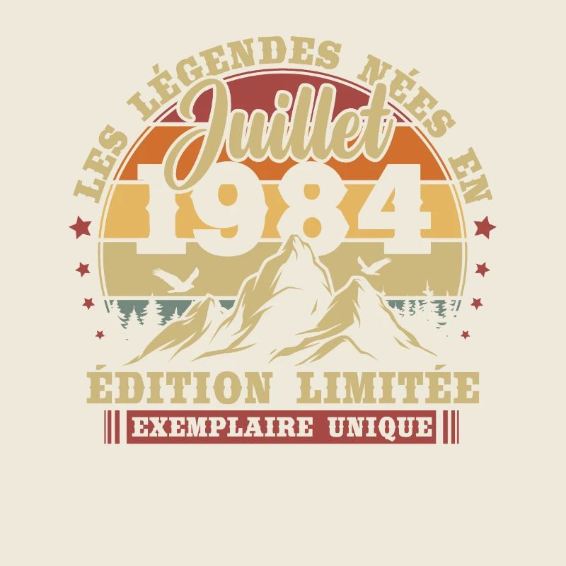 Vintage Juli 1984 Retro Geburtstagsgeschenk
