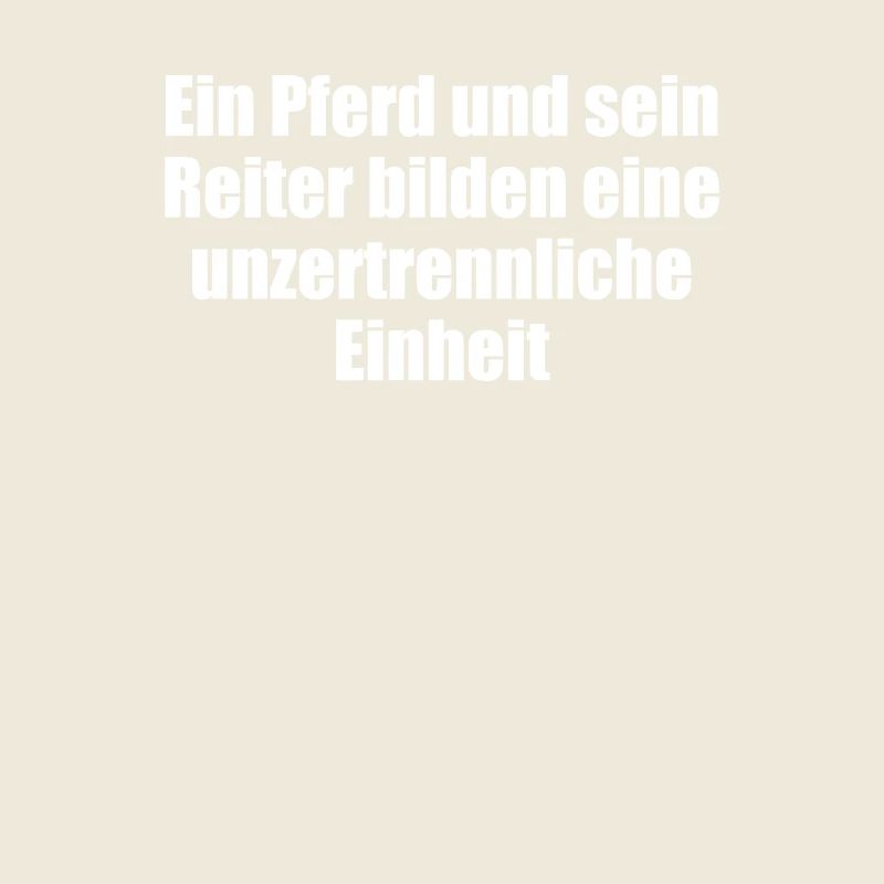 Reiten - Ein Pferd und sein Reiter bilden eine