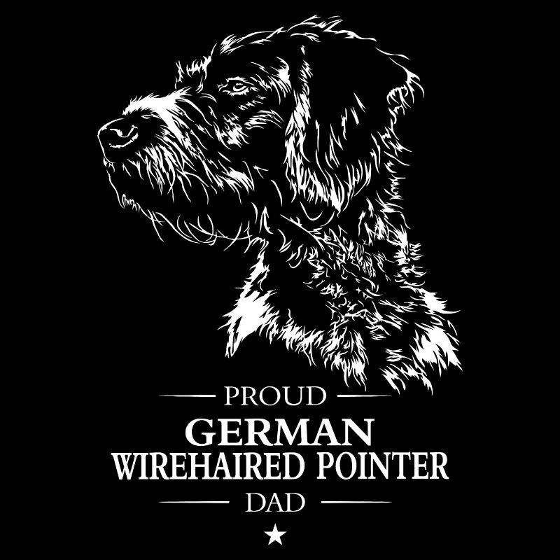 German Wirehaired Pointer Dad Dogs Dog Wilsigns