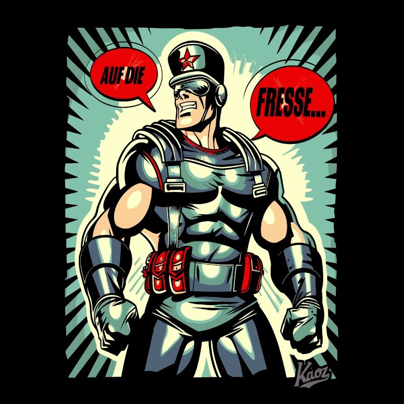Cyborg Cyber Muscle Prolétaire : Dans le visage