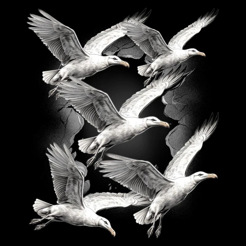 Möwen Möwe Maritim Seevögel