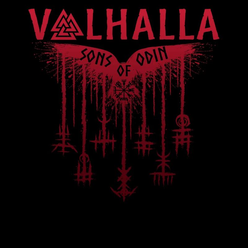 Walhalla Söhne von Odin Wikinger Wikinger Norge Nordic