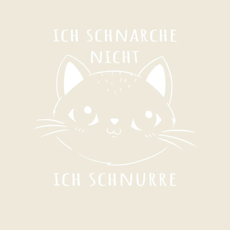Ich schnarche nicht ich schnurre, katzenbesitzer