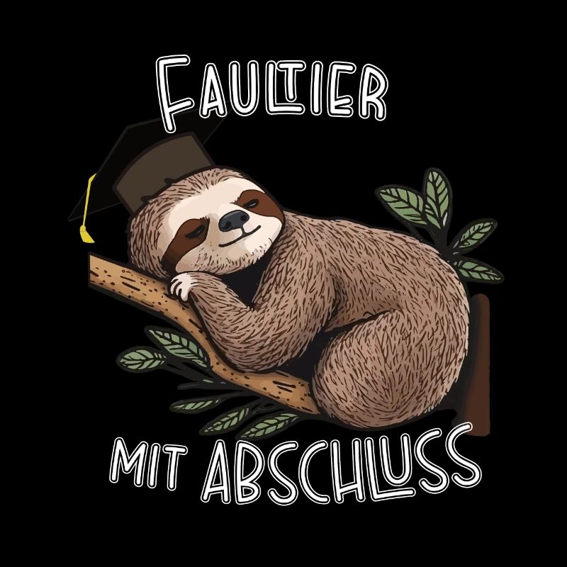 Faultier mit Abschluss