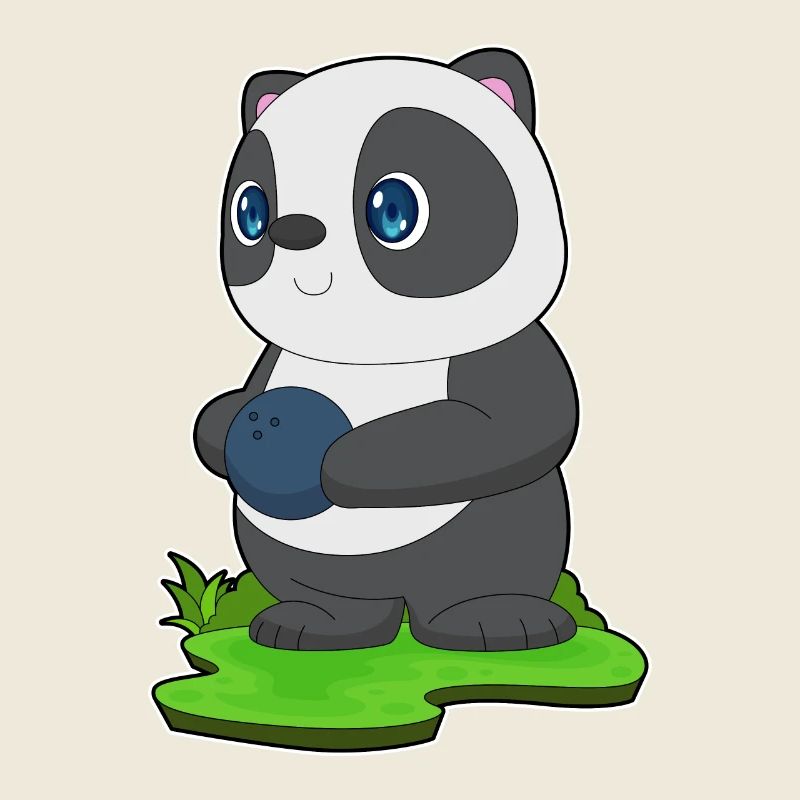Boule de bowling Panda