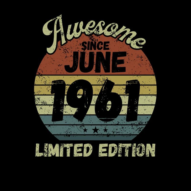 Awesome since June 1961 - Geburtstag
