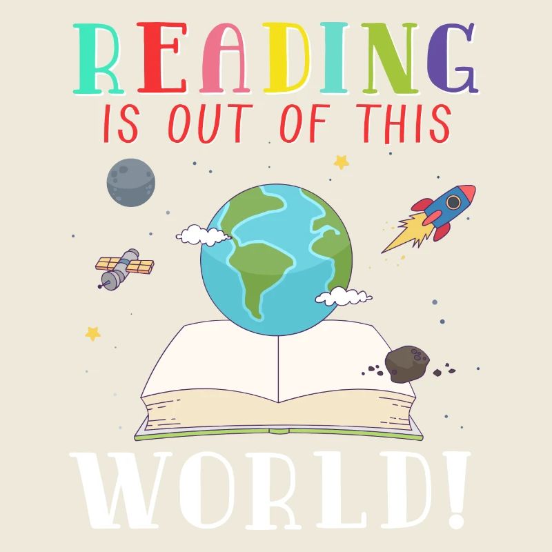 Reading is out of this World Space Book World Book