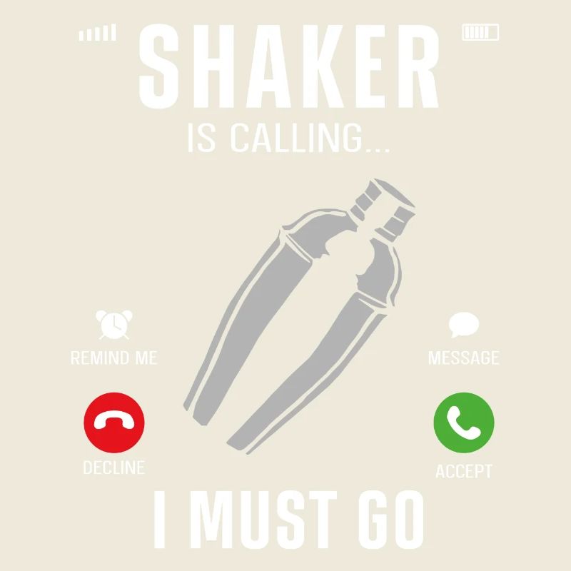 Bartender Mixologist Phone Display