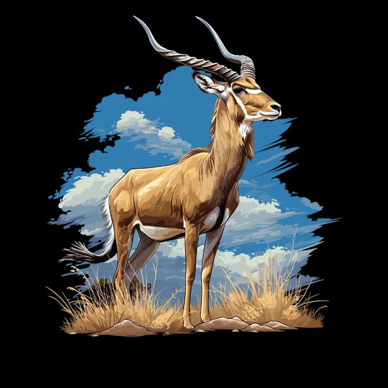 Antilope antilope antilope ouverte