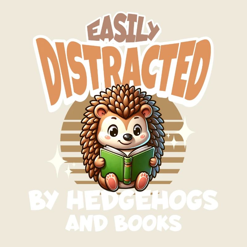 Hedgehogs Reading Books Book