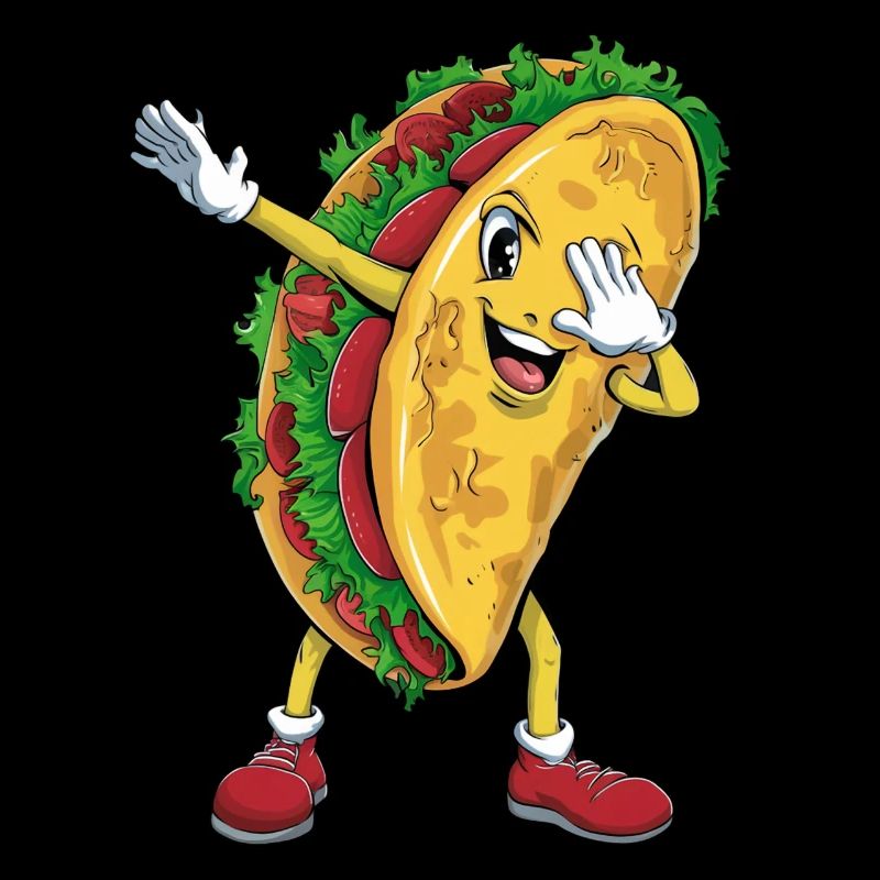 Dabbing Taco Cinco De Mayo Taco Dab Dance Cadeaux
