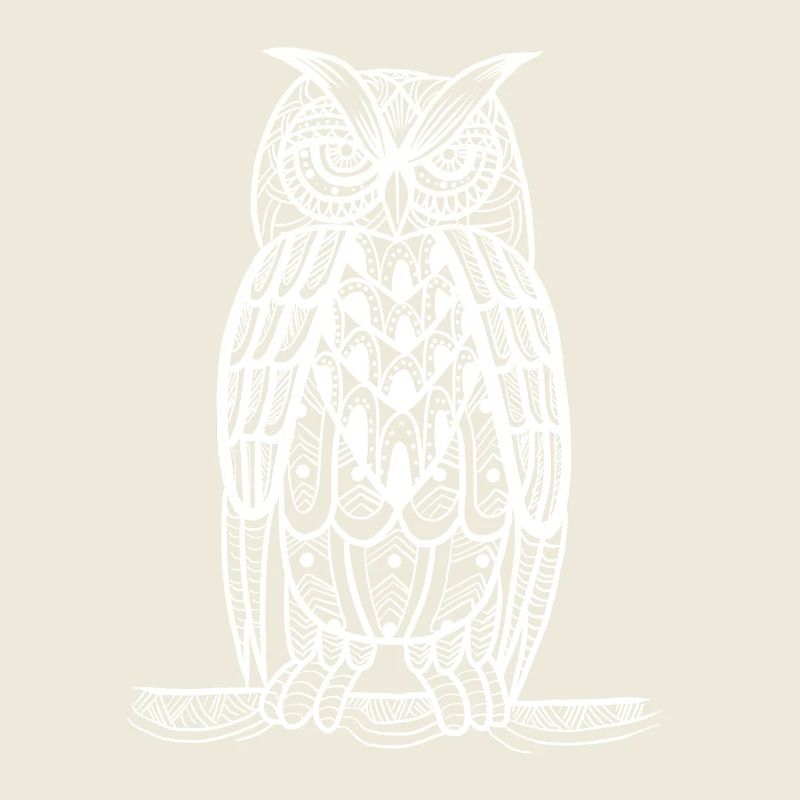 Owl Vector Art Predator Bird Nocturnal Birds Lover